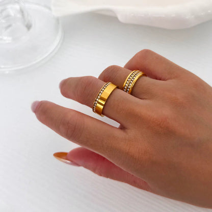 Double Row Luxe Ring