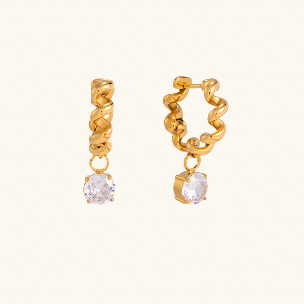 Twisted Light Hoops