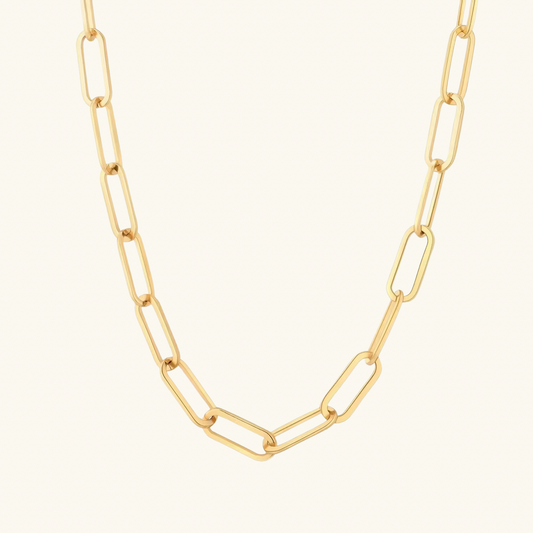 Statement Paperclip Necklace