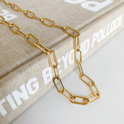 Statement Paperclip Necklace