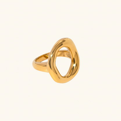 Golden Halo Ring