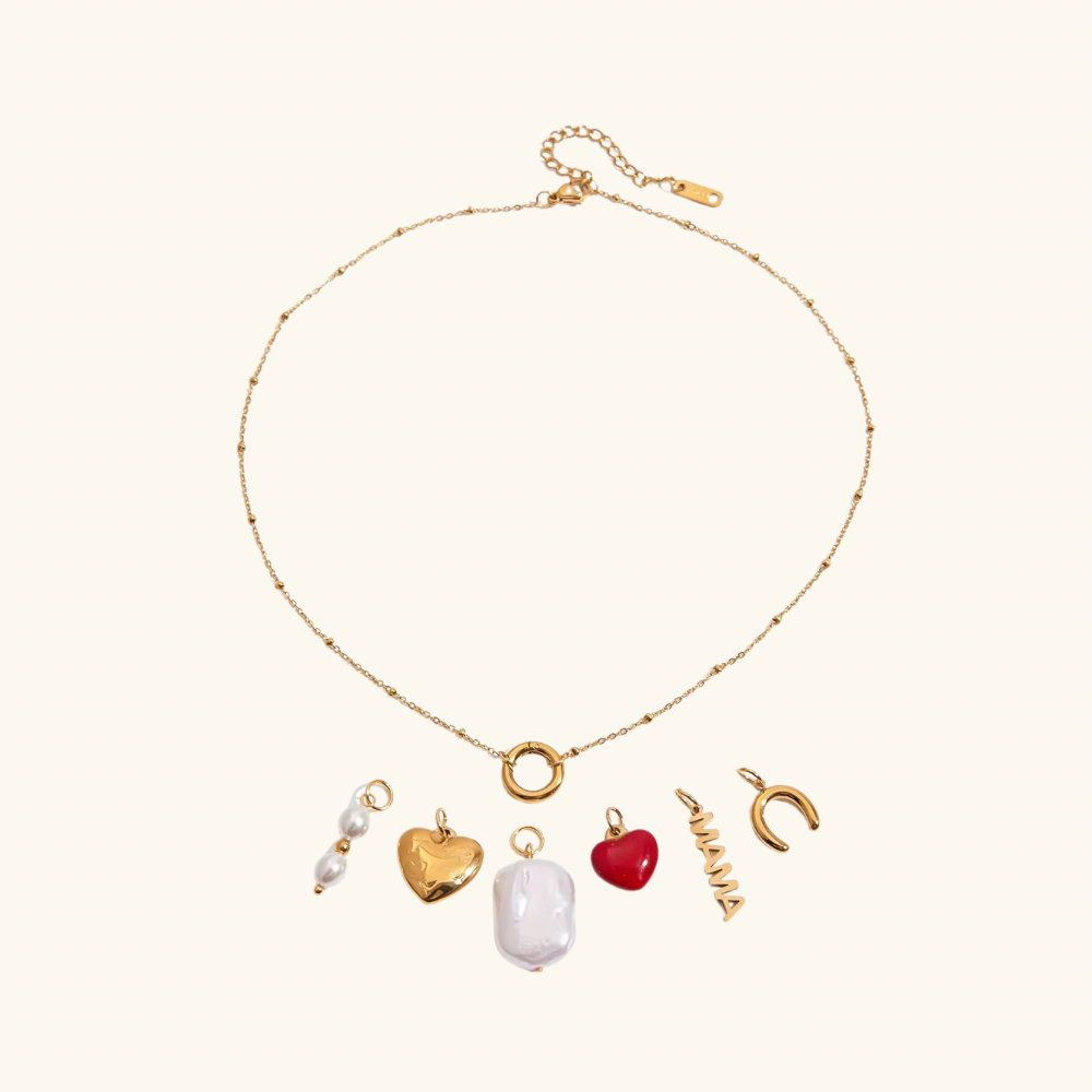 The Signature 6-Charm Mama Necklace