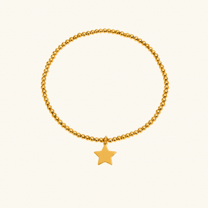 Golden Starlight Beaded Bracelet