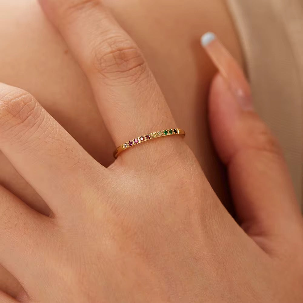 Dainty Rainbow Band