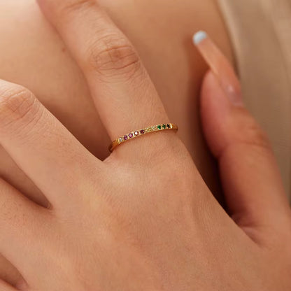 Dainty Rainbow Band