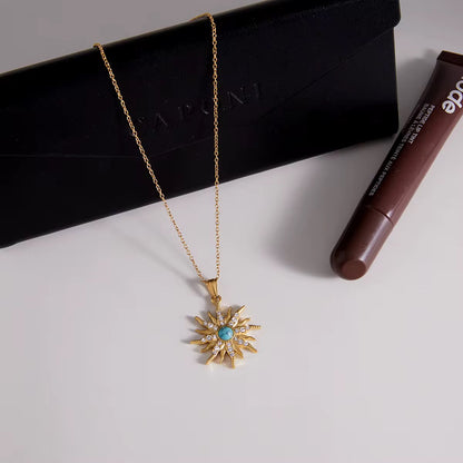 Turquoise Sunshine Necklace