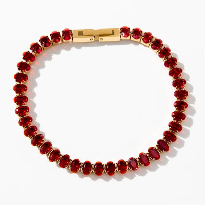 The Oval Tennis Bracelet