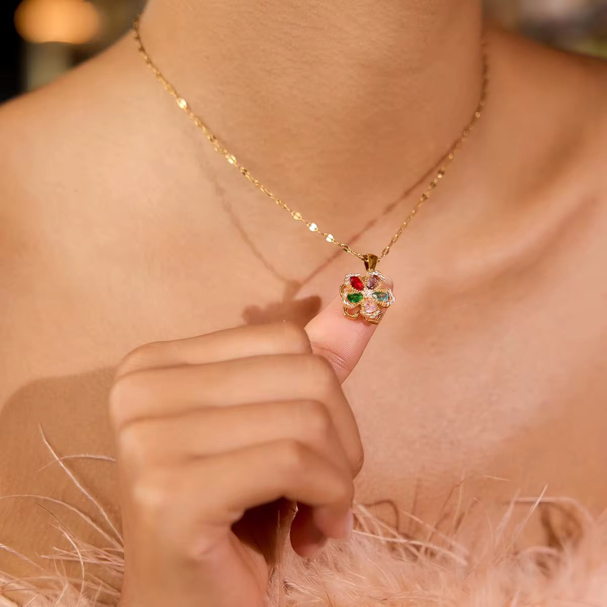 Fleur Bonbon Necklace