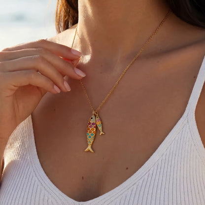 Tropical Catch Necklace