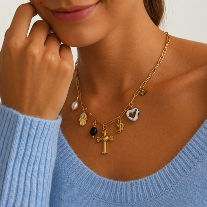 Heaven Sent Charm Necklace