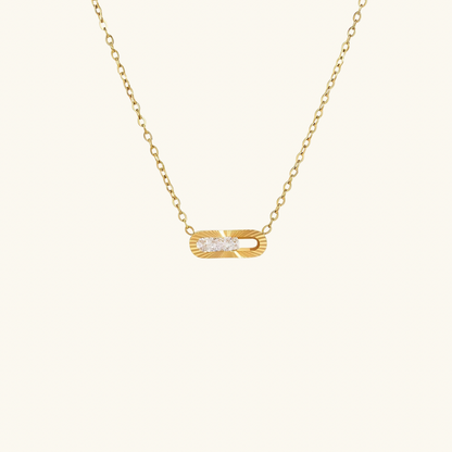 Sunburst Bar Necklace