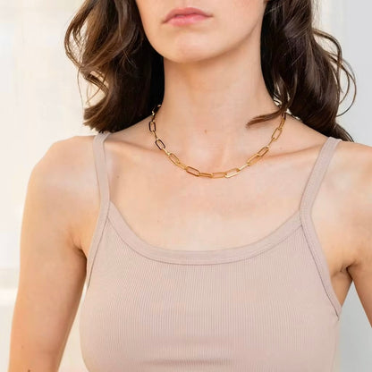 Statement Paperclip Necklace
