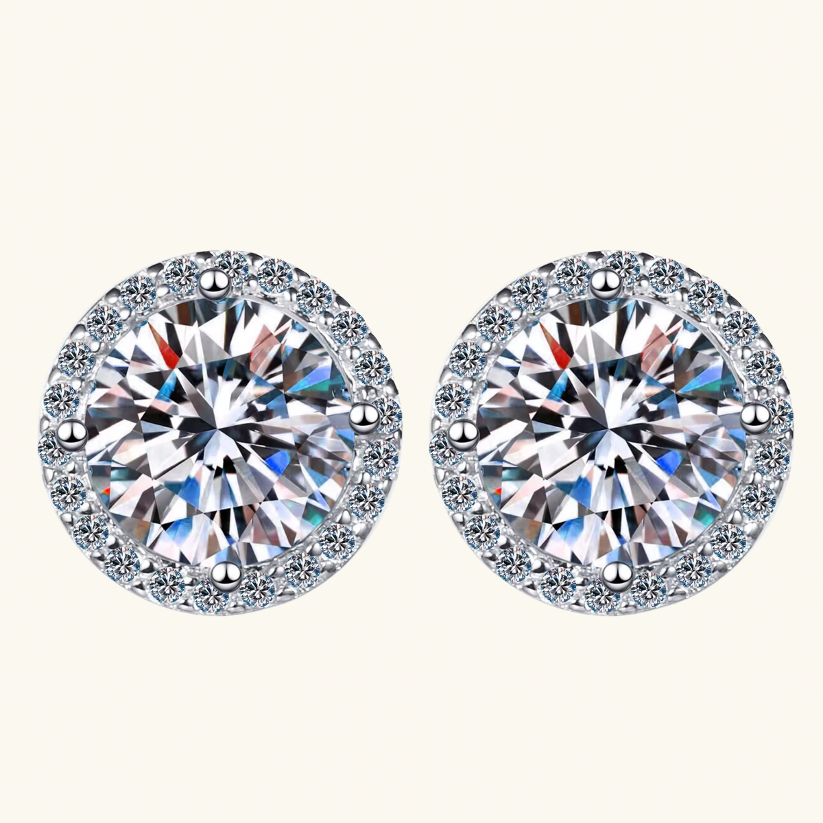 Everyday Moissanite Studs