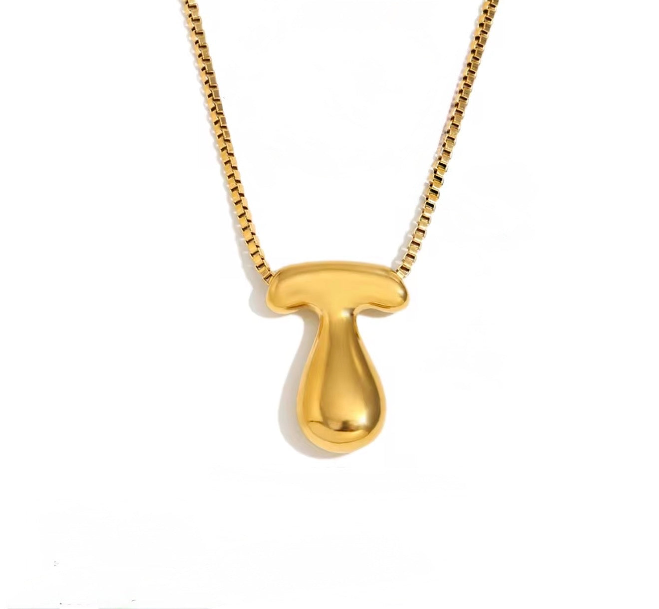 Maximalist Bubble Letter Necklace