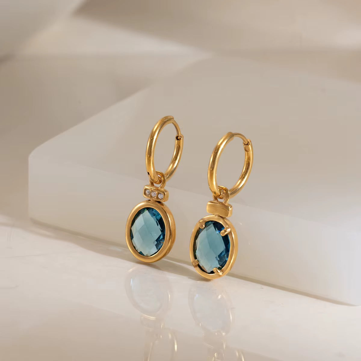 Celestial Gem Hoops