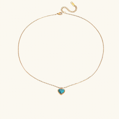 Turquoise Heart Necklace
