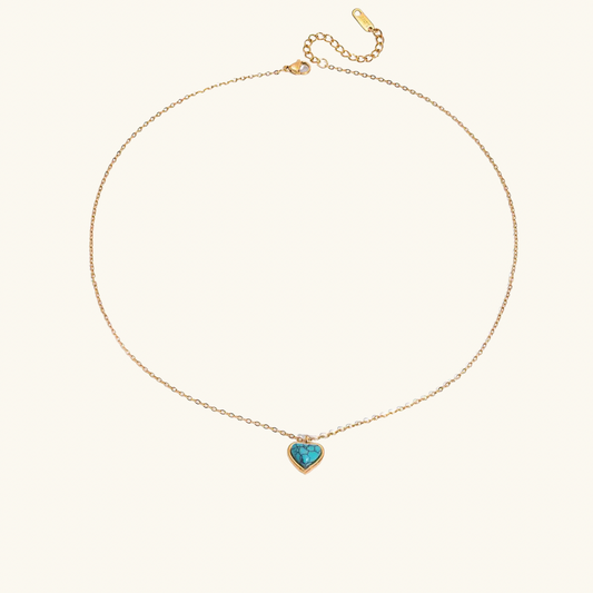 Turquoise Heart Necklace