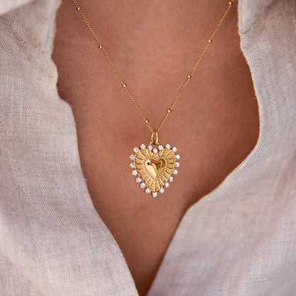 Aurora Heart Necklace