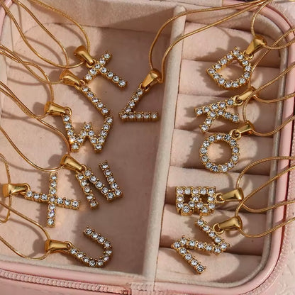 Nova Icy Initial Necklace