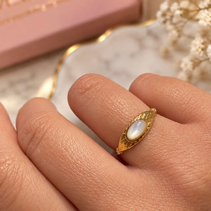 Moonlit Eye Ring
