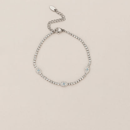 Icy Evil Eye Bracelet