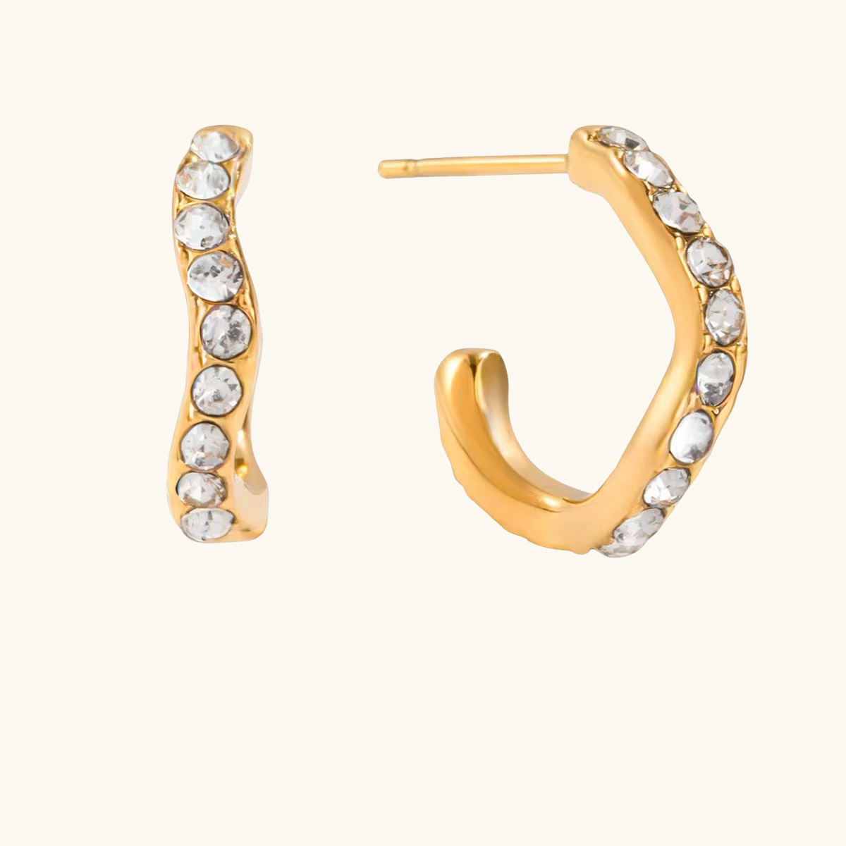 Twist of Elegance Hoops