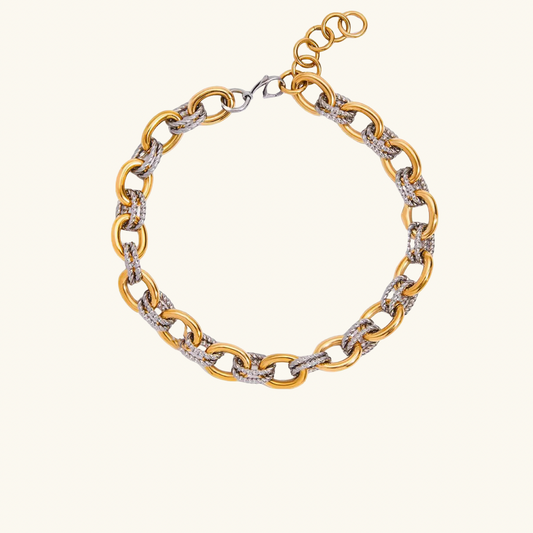 Two Toned Baddie Necklace