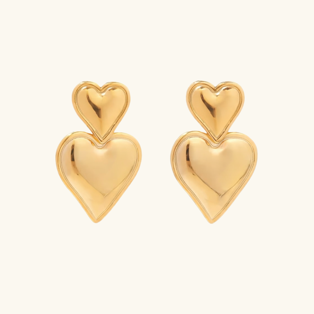 Heart Drop Earrings
