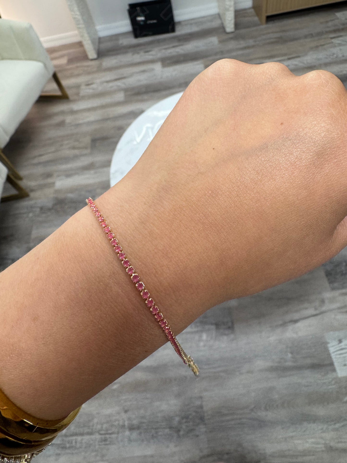 Gold Filled Tennis Bracelet