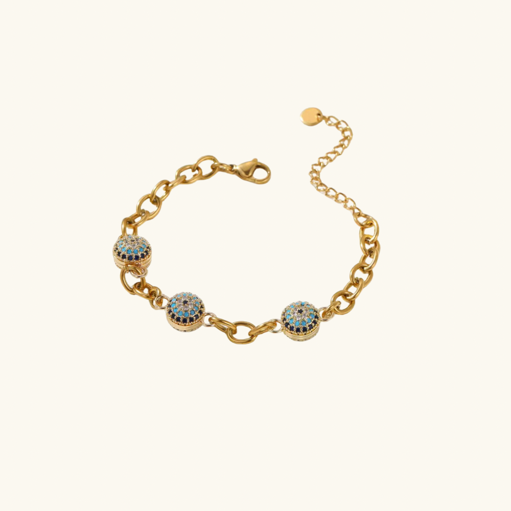 Santorini Evil Eye Bracelet