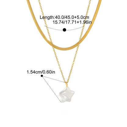 Pearl Star Necklace
