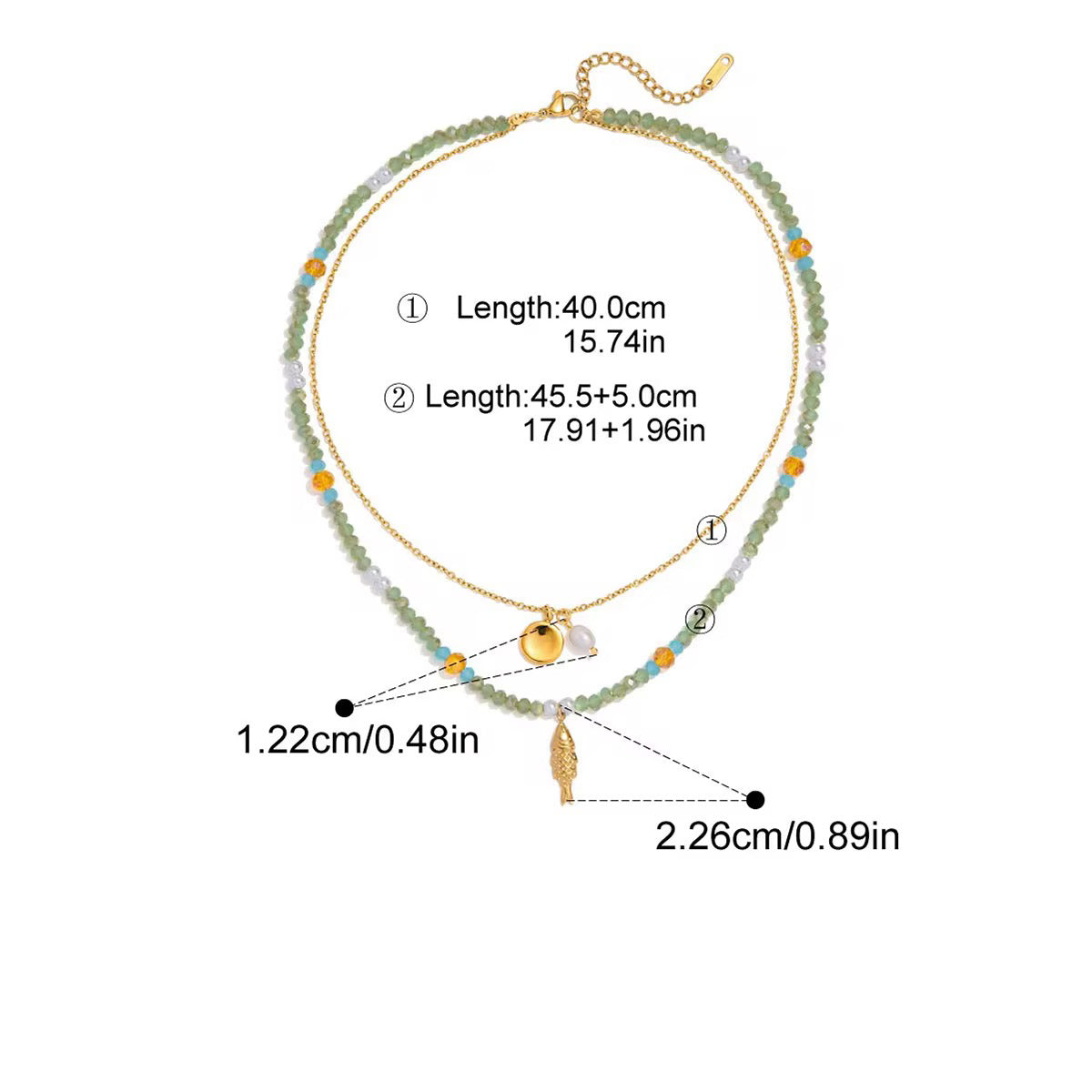 Sea Glass Catch Necklace