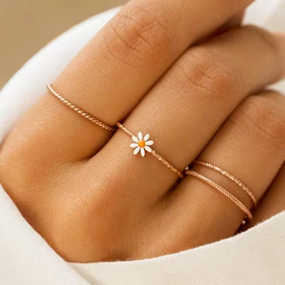 Blooming Love Dainty Ring